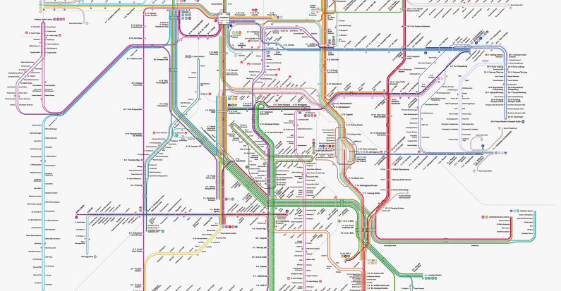 Trans Jakarta Routes and Stops || Trans Jakarta Network Map